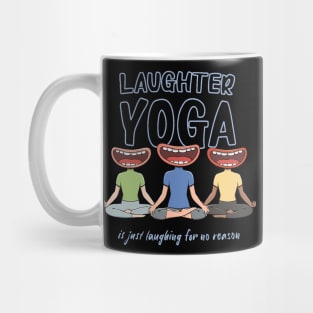 Laughing Meditation Design for a Laughter Yoga Training Mug